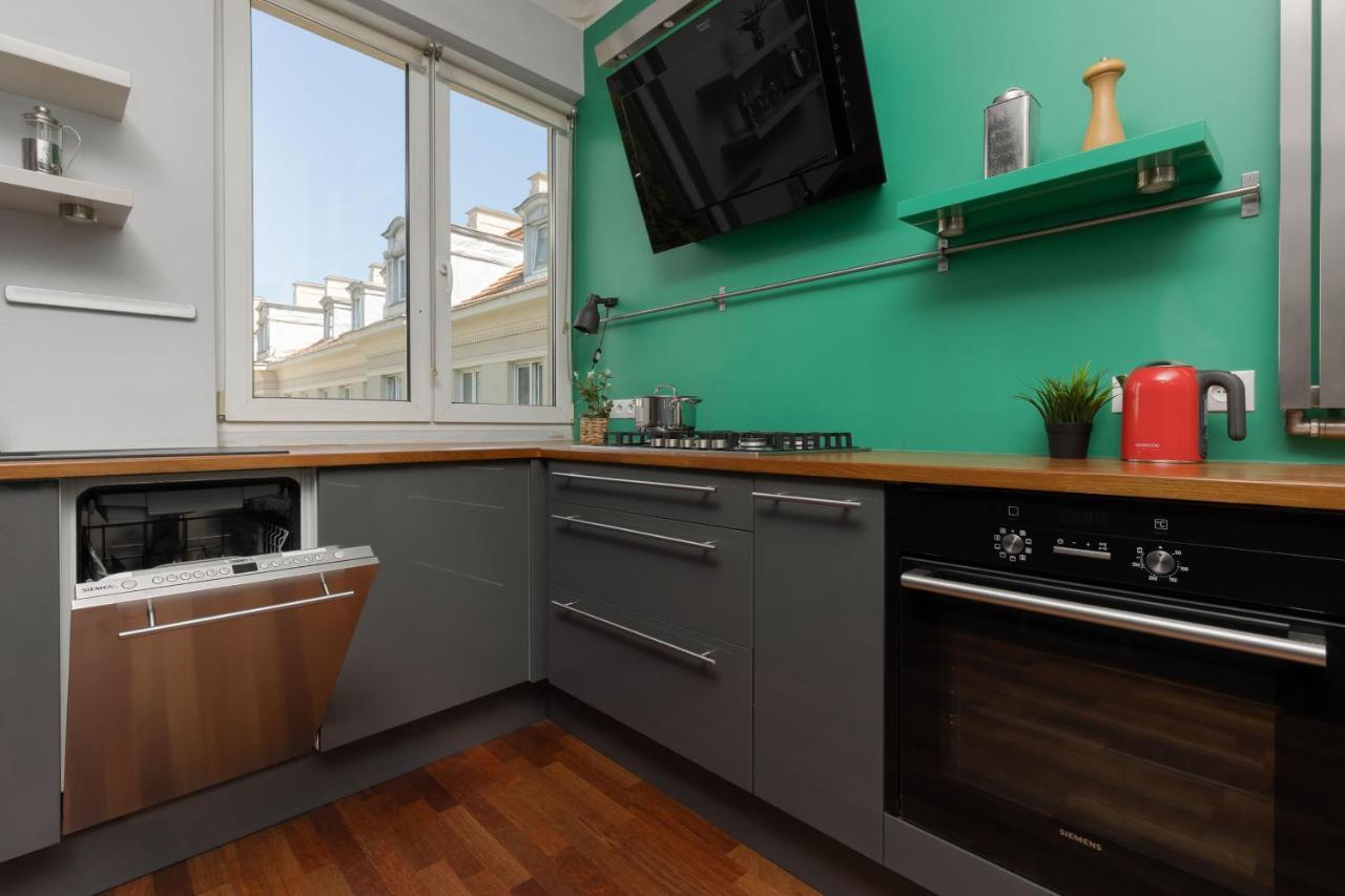 Comfy Warsaw City Centre Apartment By Noclegi Renters Buitenkant foto